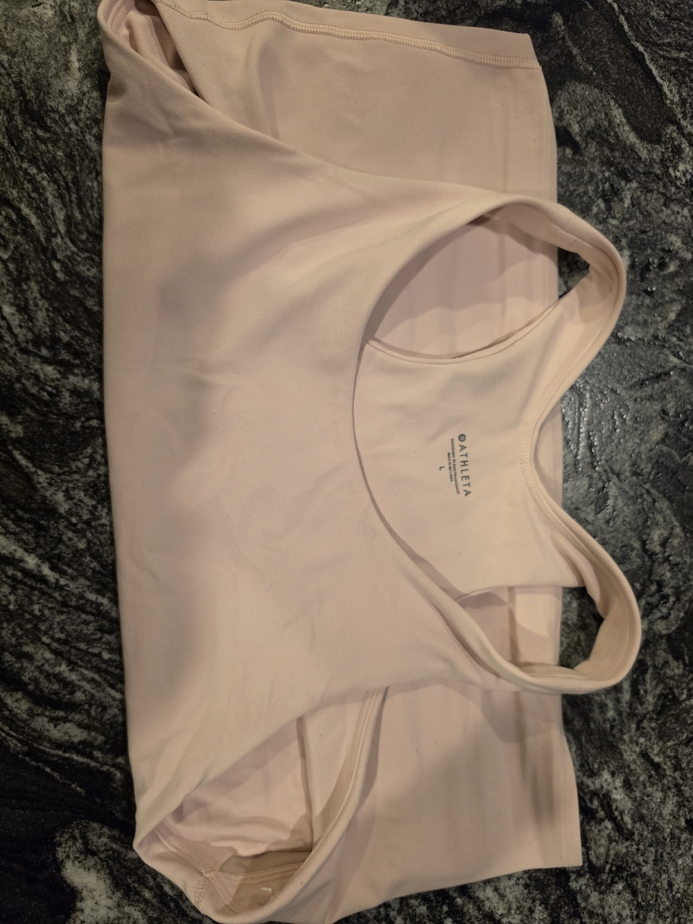 Athleta Pale Pink Racerback Bra